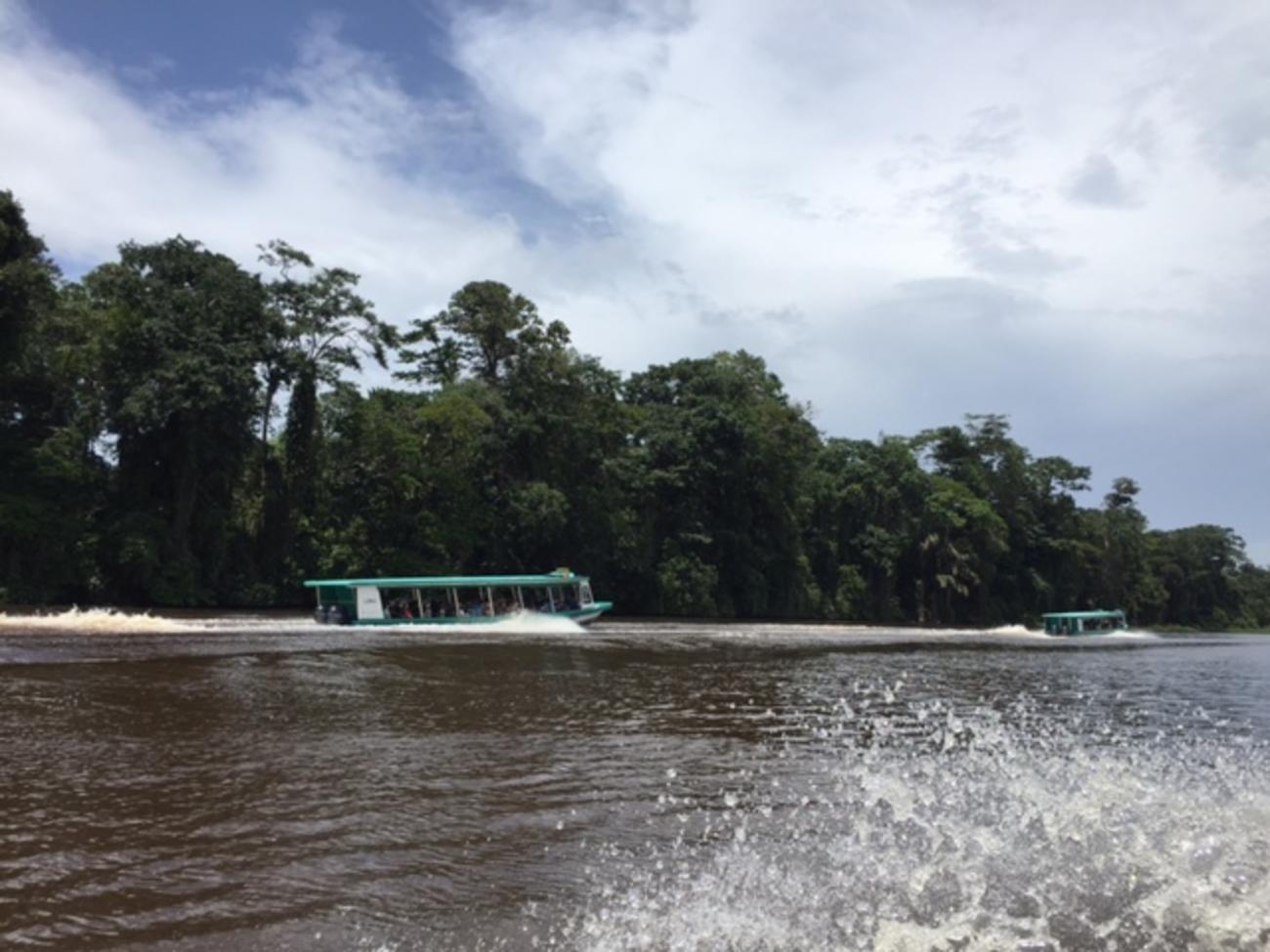 Boat ride to tortuguero 