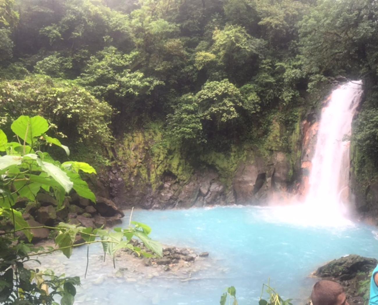 Costa Rica Rio Celeste Waterfall