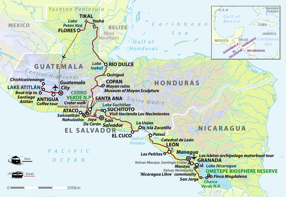 Central American Odyssey: Nicaragua, El Salvador, Honduras & Guatemala