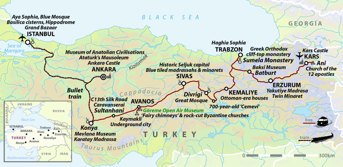 Silk Road Turkey: Across The Anatolian Plateau to Istanbul